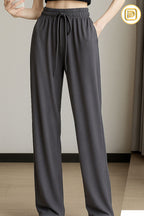 [PAGUE 2 LEVE 3] Calça Feminina Vick em Algodão Peruano e Seda Gelo (A Febre do Inverno 2025)